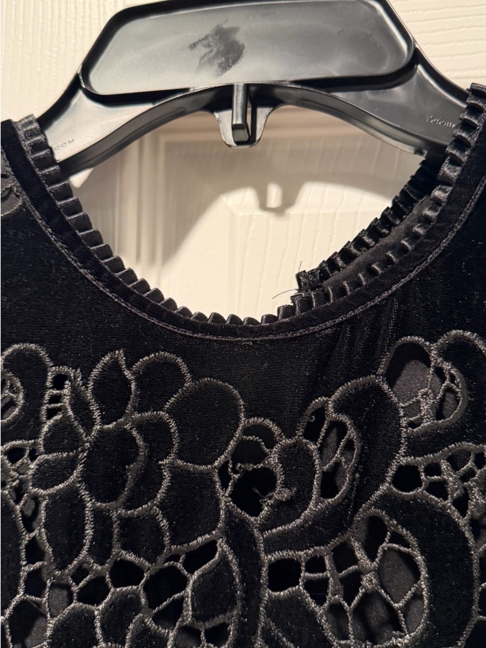 Shoshanna Midnight Black Evening Dress Label Detail